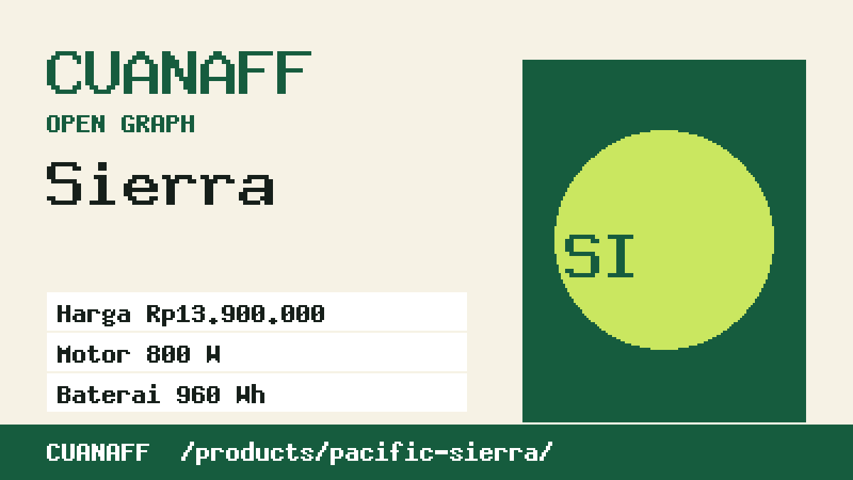 Visual ringkasan Sierra