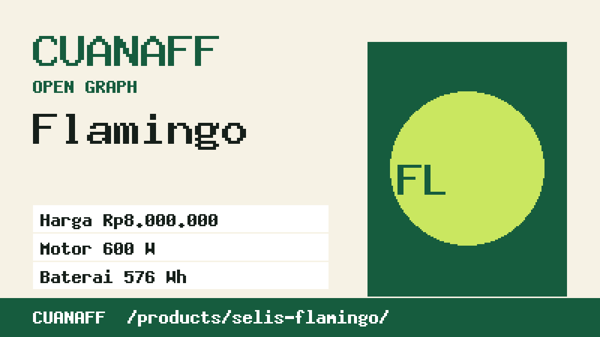 Visual ringkasan Flamingo
