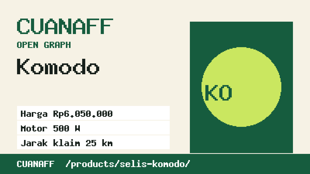 Visual ringkasan Komodo