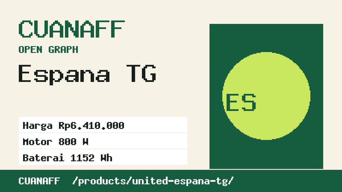 Visual ringkasan Espana TG