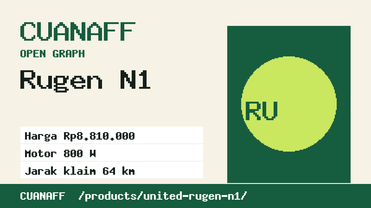 Visual ringkasan Rugen N1