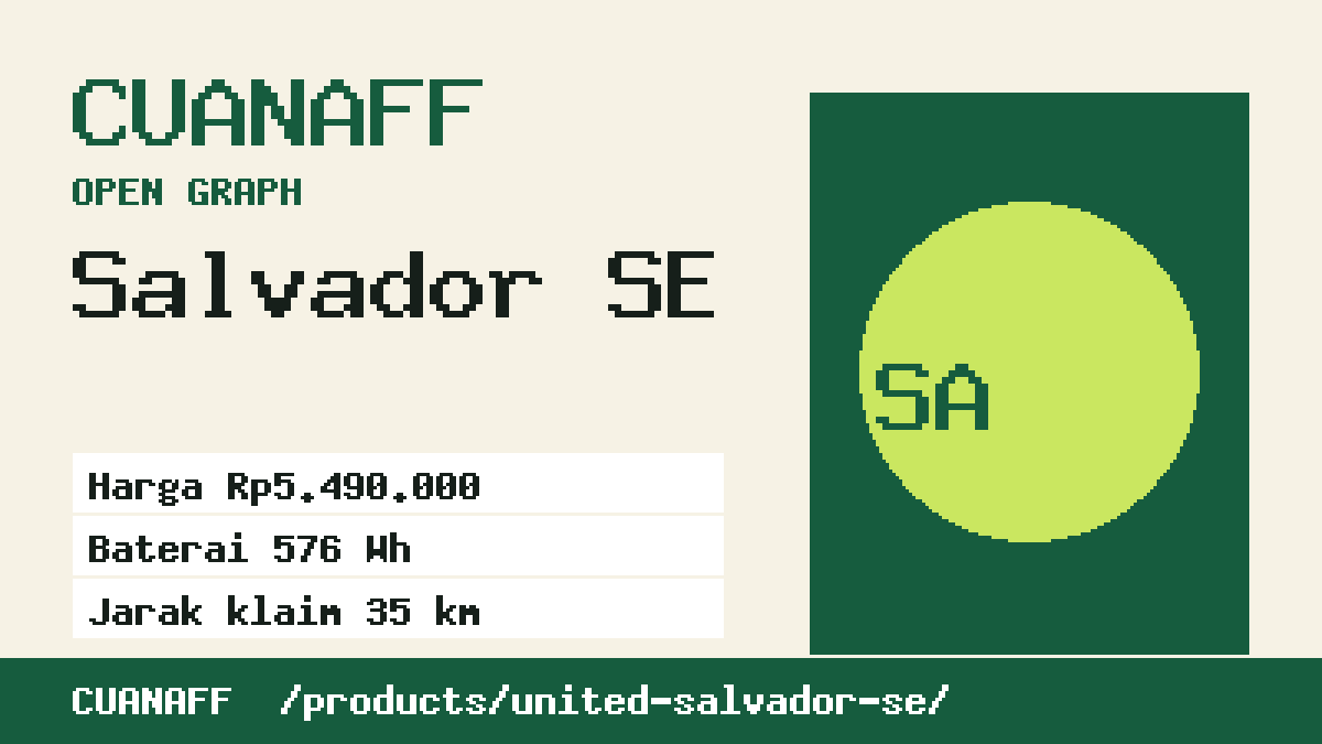 Visual ringkasan Salvador SE